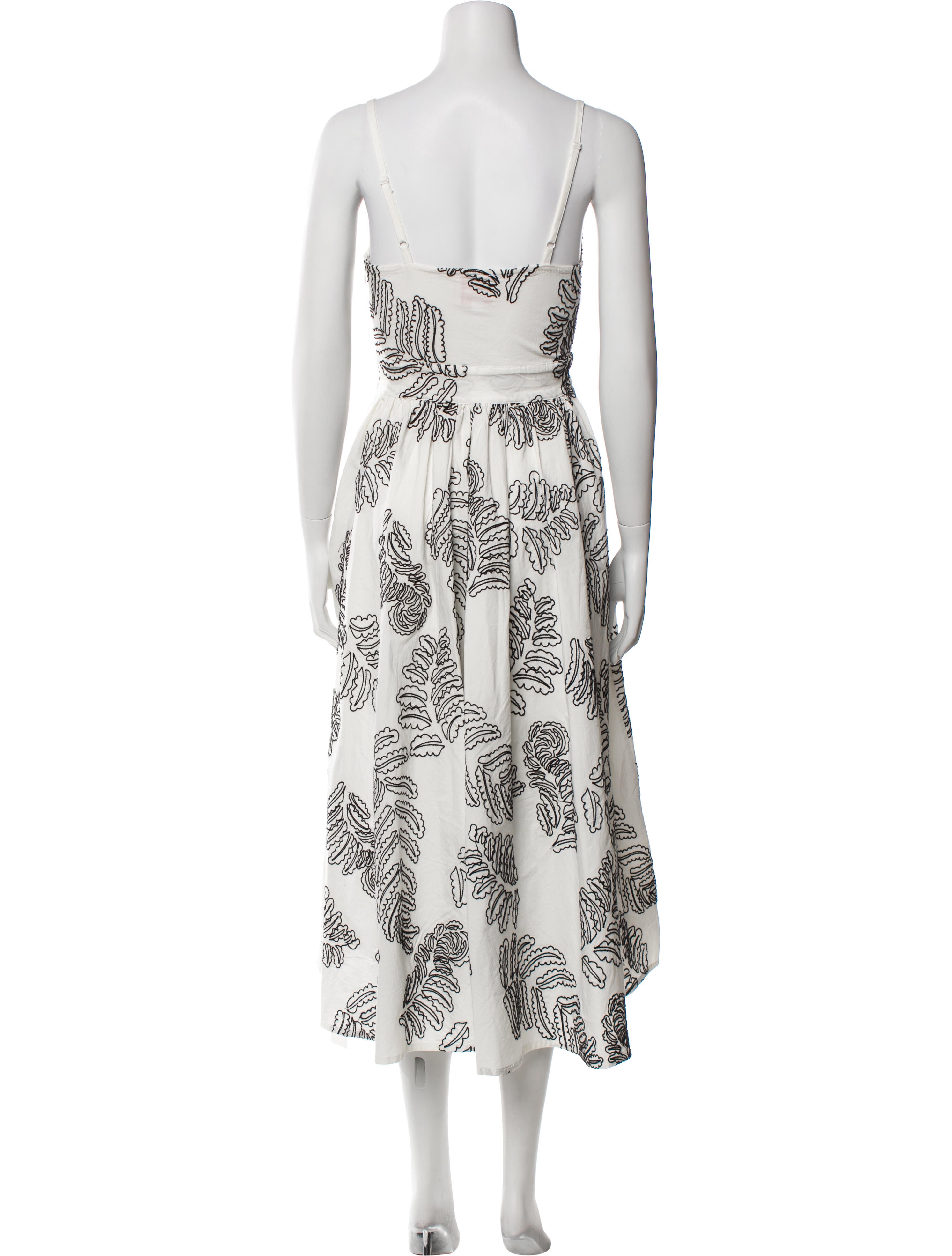 Solid & Striped Printed Long Dress
